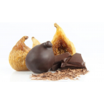 Figové bonbóny plnené čokoládový krémom 
